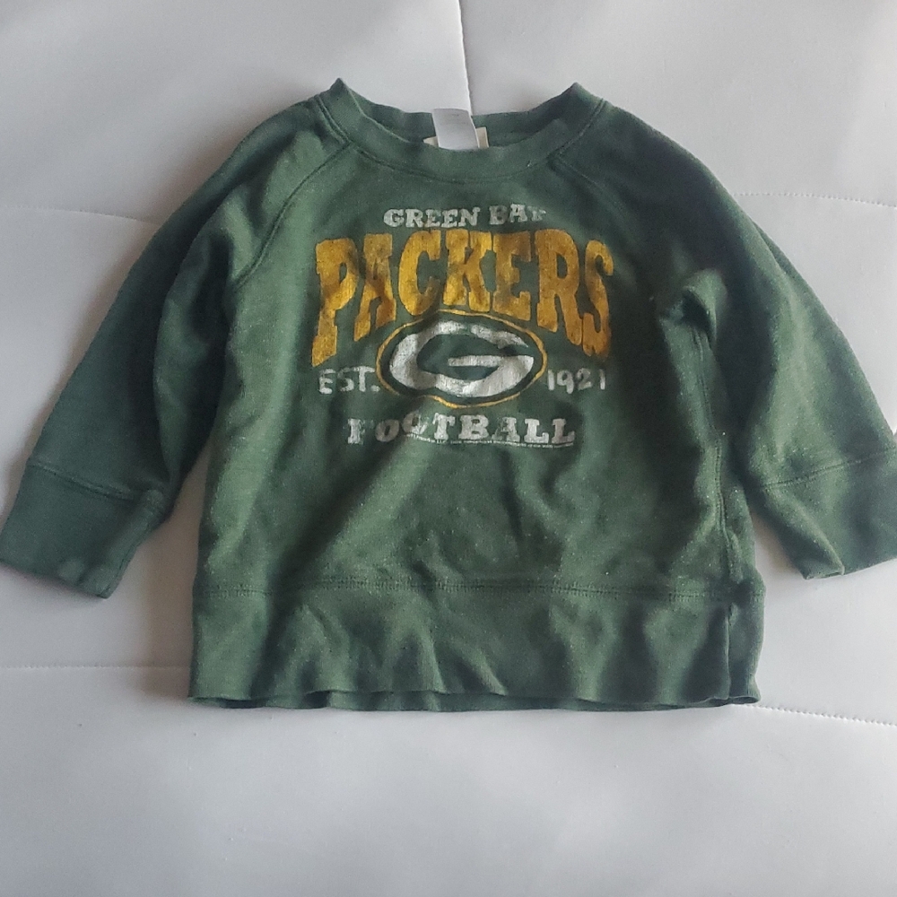GAP Kids Green and Gold Packers Sweatshirt